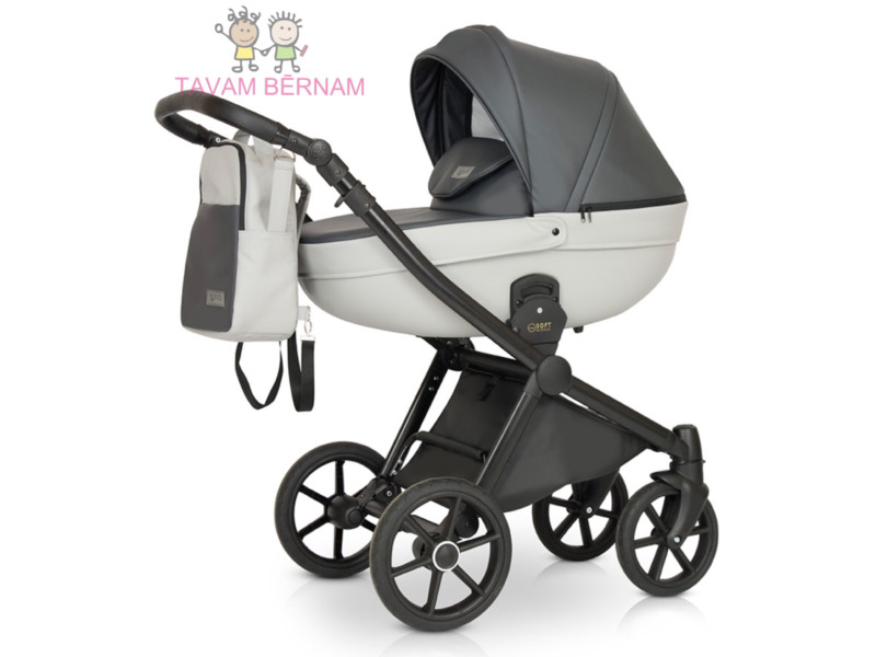 Verdi Mirage Soft 3-1 col.05 (Eco tumši pelēka), bērnu universālie ratiņi 3-1 Verdi Mirage Soft 3-1 col.05 (Eco tumši pelēka), bērnu universālie ratiņi 3-1